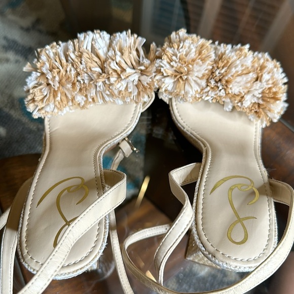 NEW SAM EDELMAN Clare Embellished Sandal SIZE 6 - Picture 3 of 9